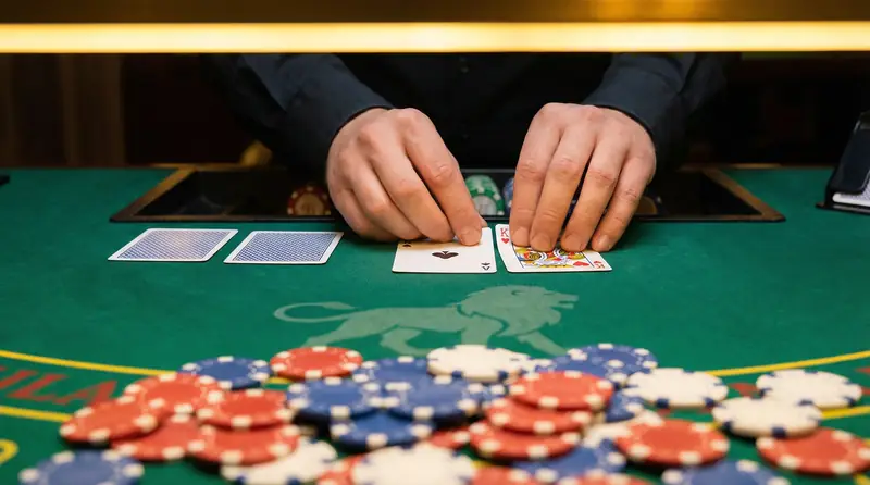 niña en casino fantasma